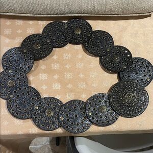 Black and Gold Decorative Belt